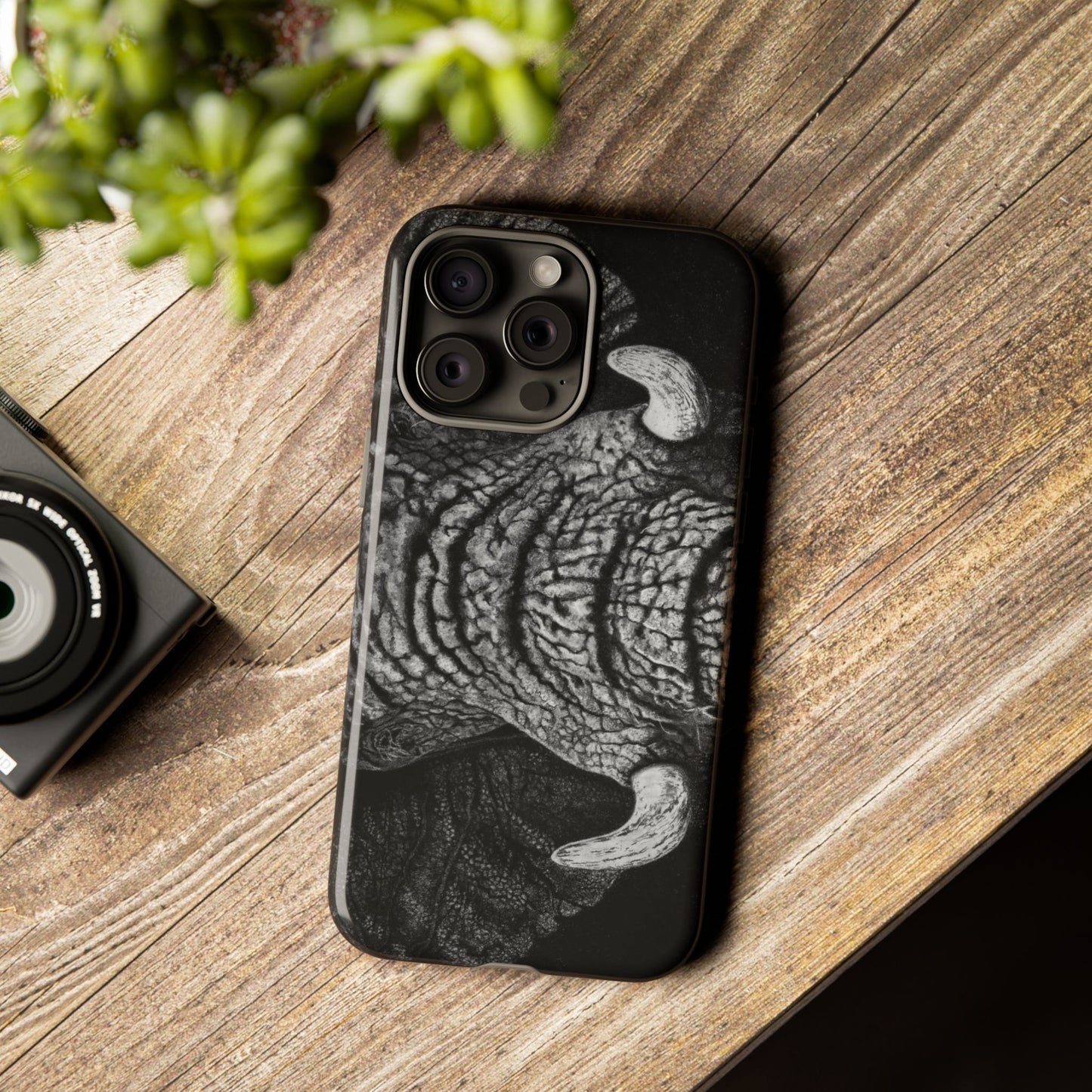 Ebony and Ivory, Elephant Phone Case, Tough Cases