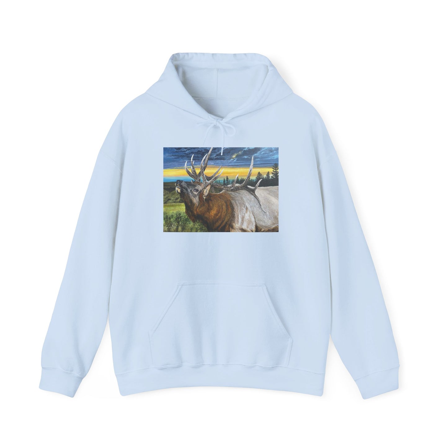 Sunset Serenade, Elk Unisex Hoodie
