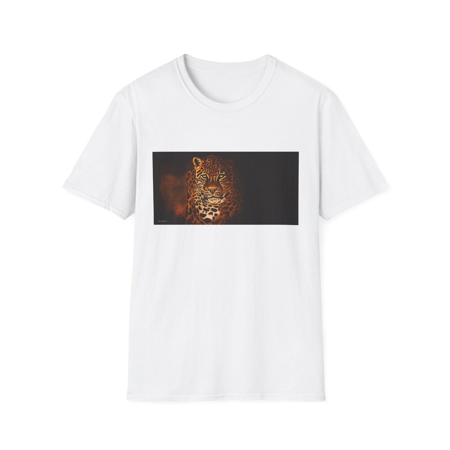 Shadow Hunter, Leopard Unisex Softstyle T-Shirt