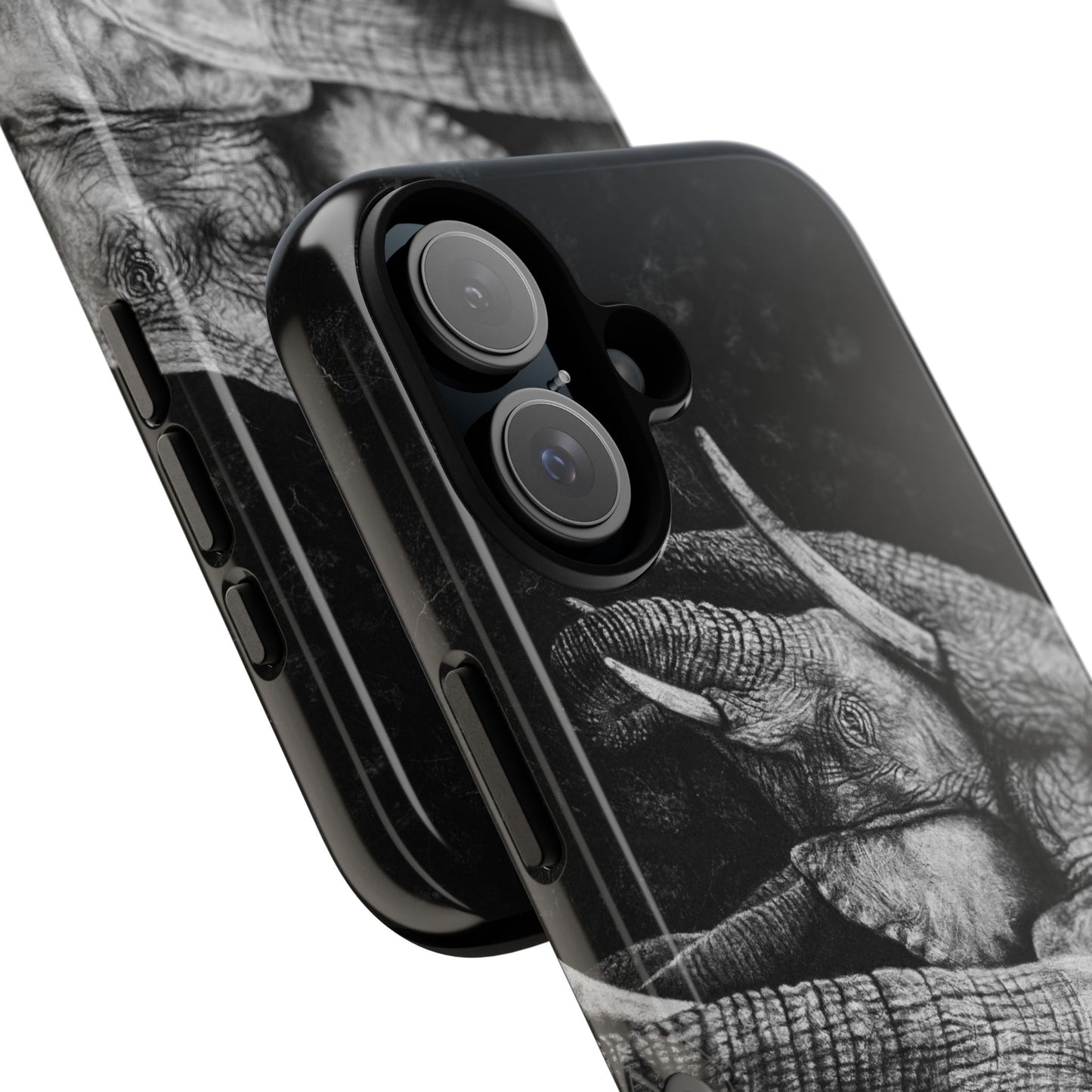 Brushland Bond. Elephant Art Tough Phone Case