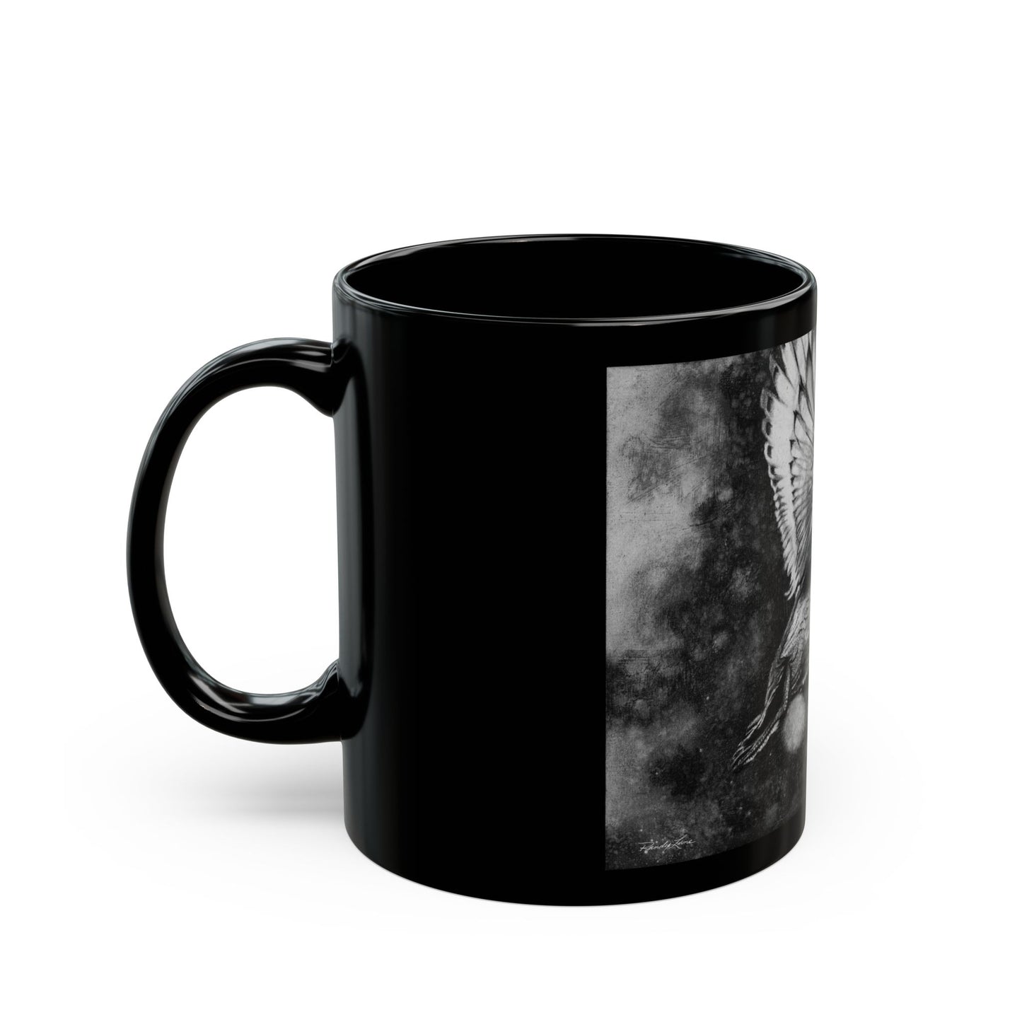 Flare, Duck Black Mug