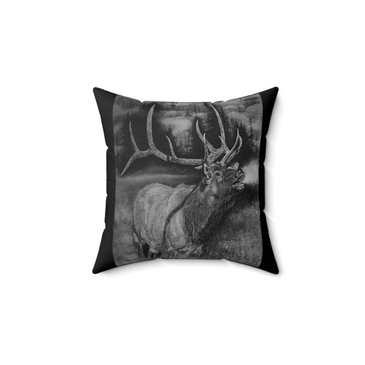 Mountain Music, Elk Square Pillow