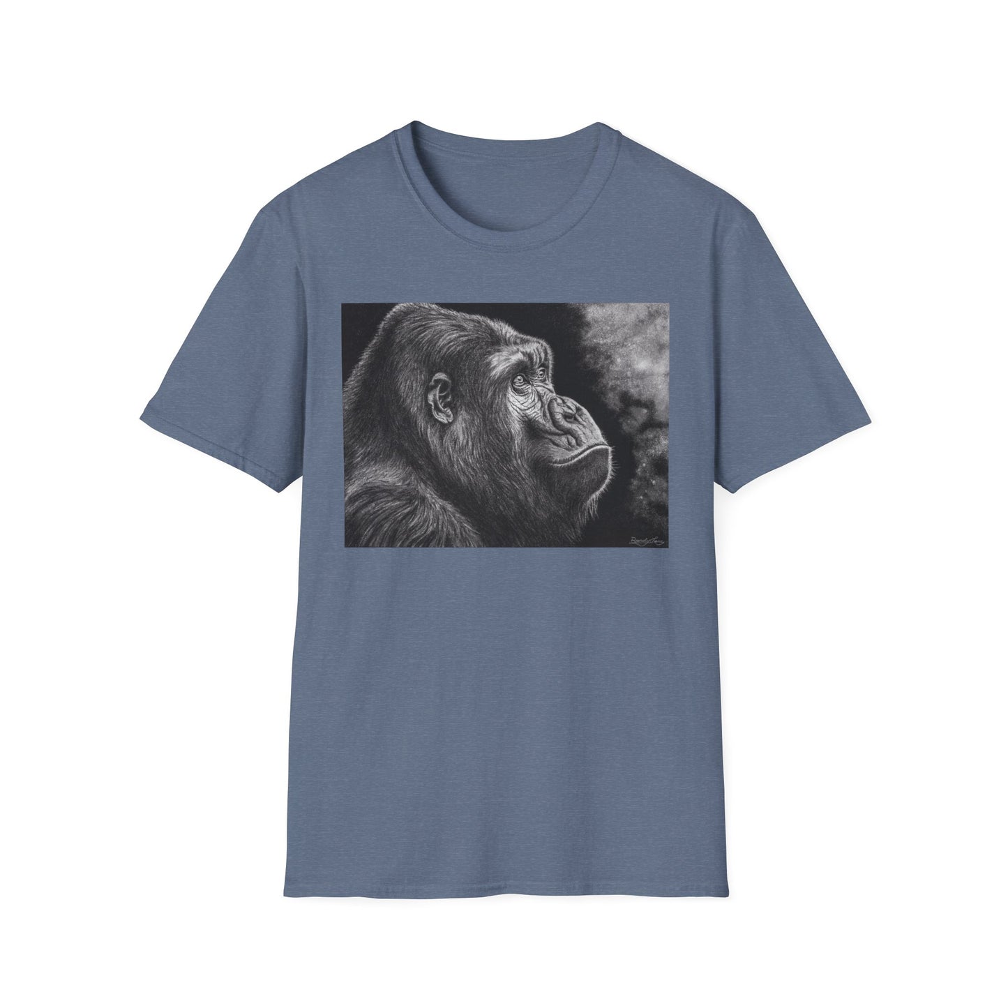 Gorilla Art T-Shirt, Unisex Tee
