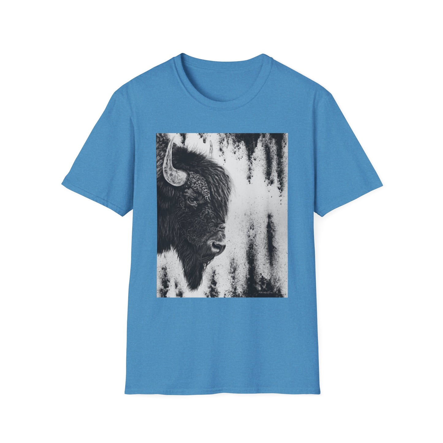 Pride, Bison Graphic Tee, Unisex Softstyle T-Shirt