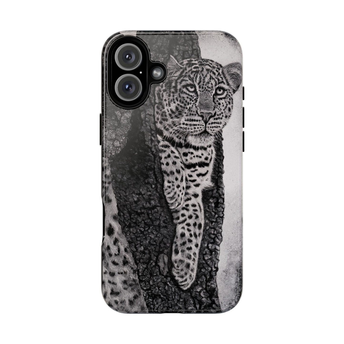 Tree Hugger, Leopard Phone Case
