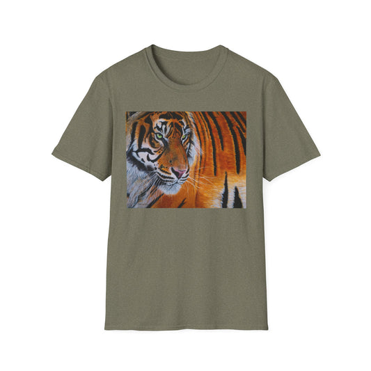 Tiger Stripe, Tiger Graphic T-Shirt, Unisex Softstyle Tee