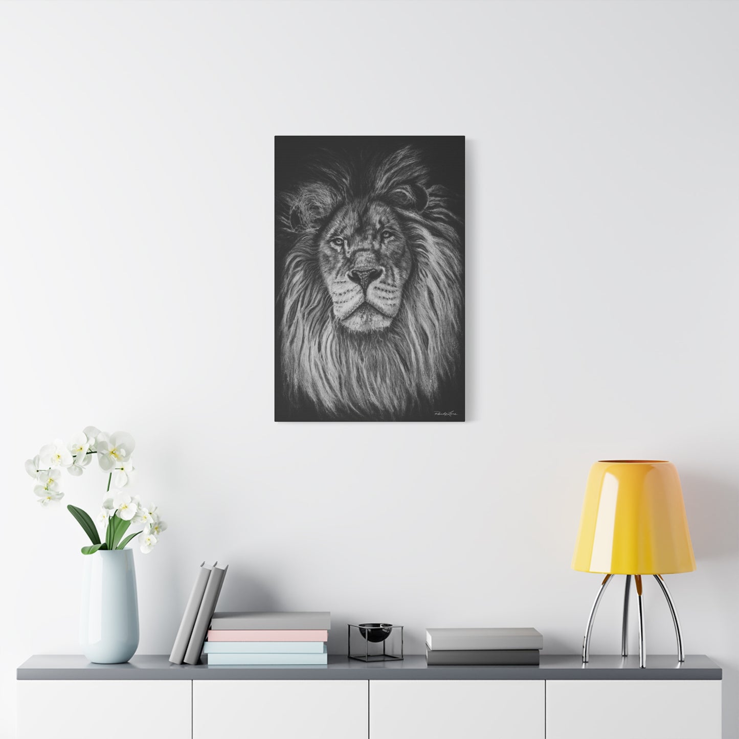 The Mane Event, Matte Canvas Lion Print, Stretched, 1.25"