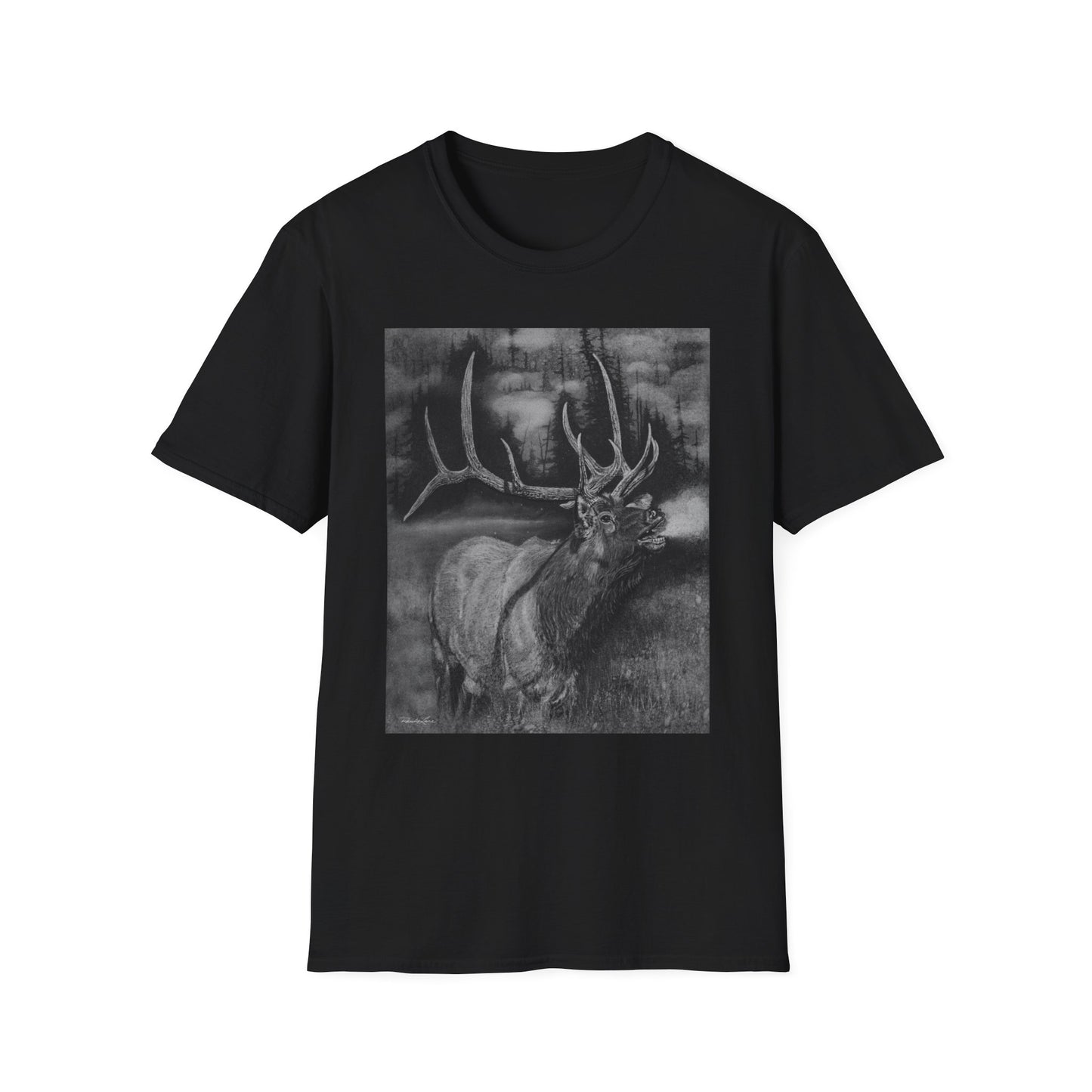 Mountain Music, Elk Unisex Soft T-Shirt