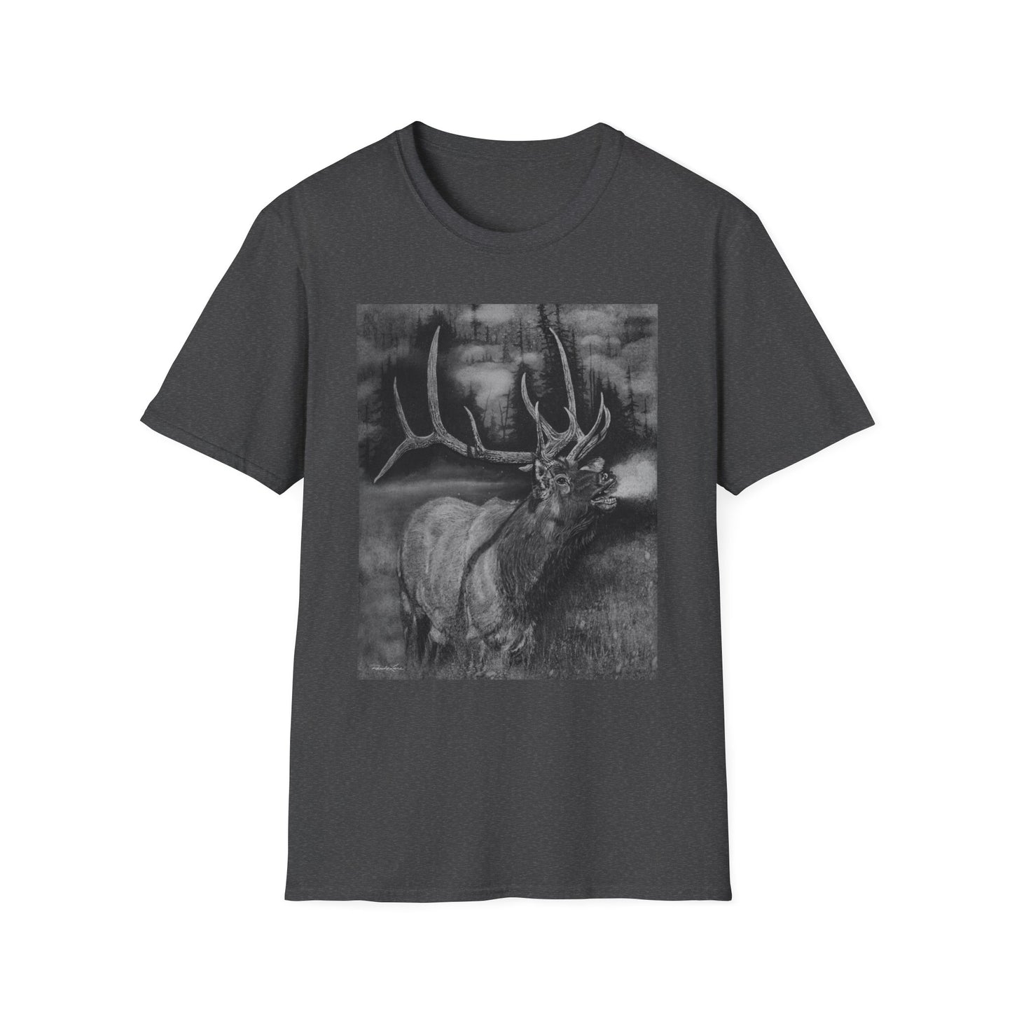Mountain Music, Elk Unisex Soft T-Shirt
