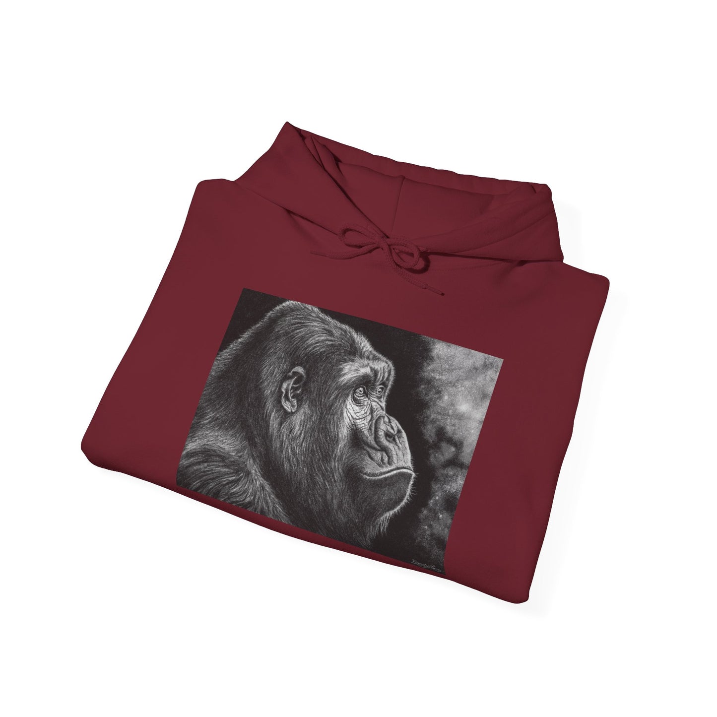 Gorilla Portrait Unisex Hoodie