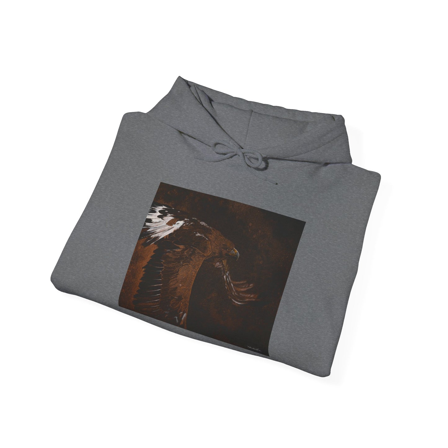 Golden Flight, Golden Eagle Graphic Hoodie Unisex Sweatshirt