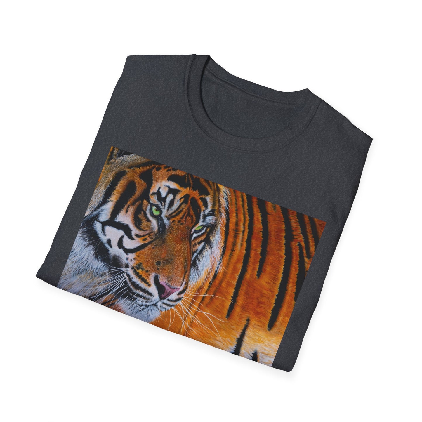 Tiger Stripe, Tiger Graphic T-Shirt, Unisex Softstyle Tee