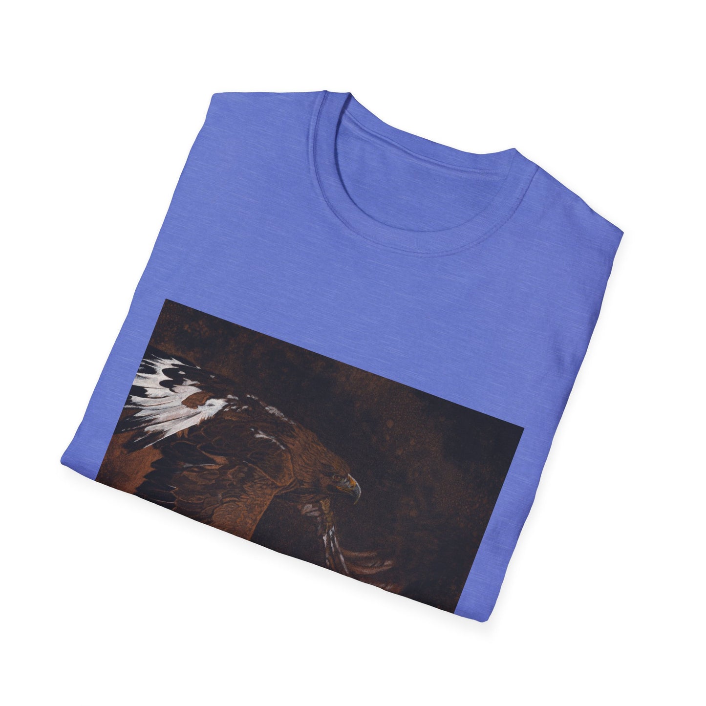 Golden Flight, Golden Eagle Unisex T-Shirt, Softstyle Tee