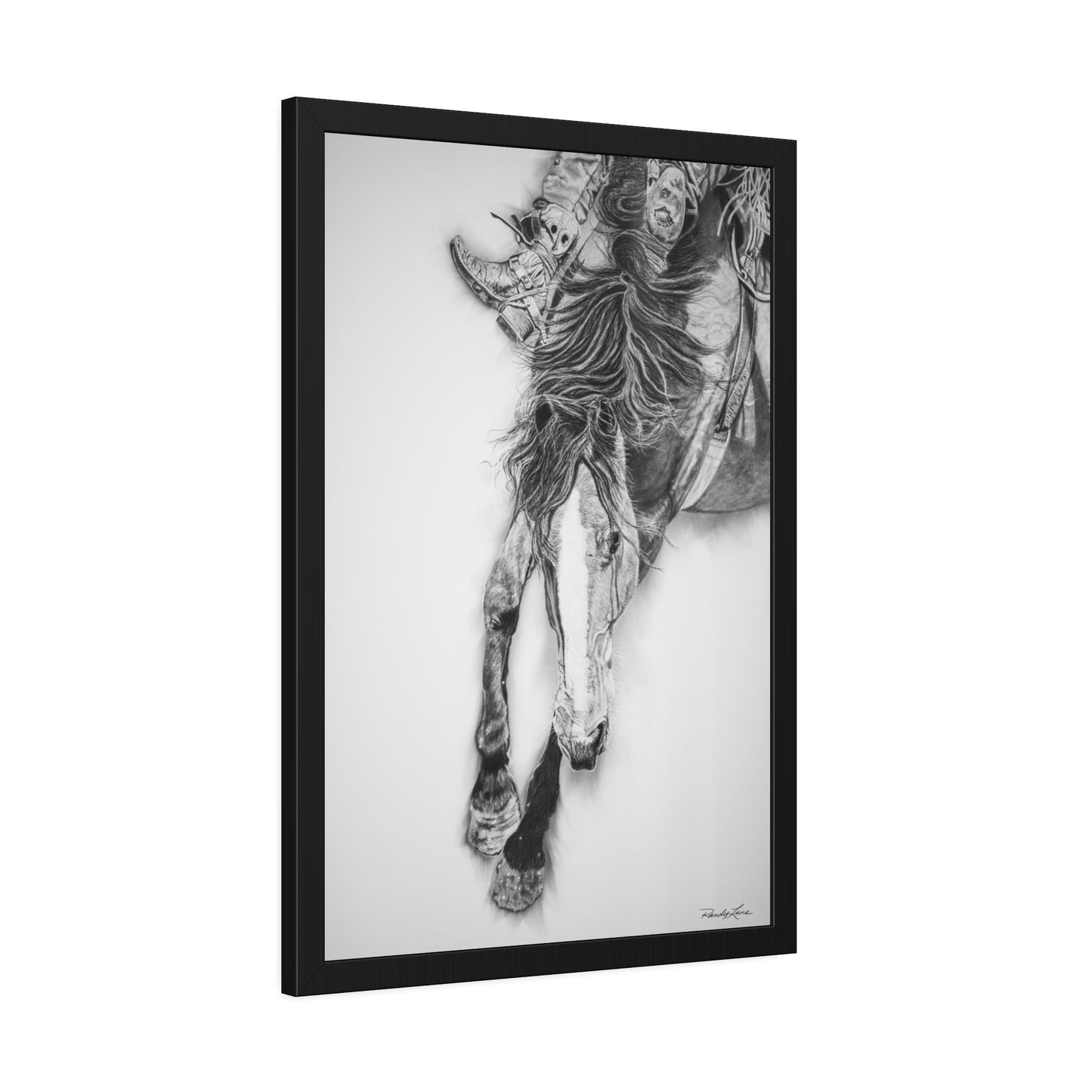 Crazy 8. Framed Fine Art Rodeo Print