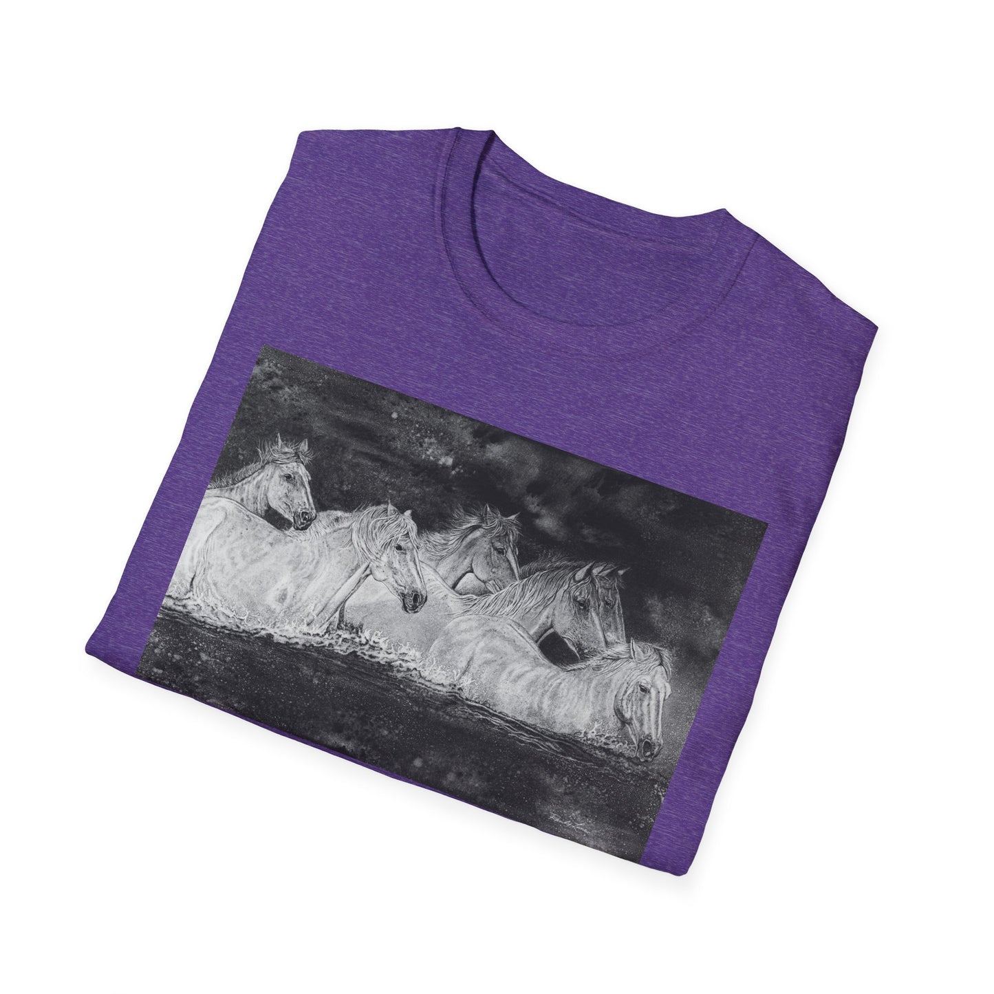 Night Swim, Horse Unisex Tee,