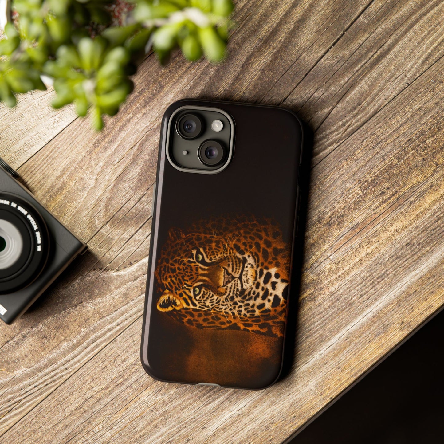 Shadow Hunter, Leopard Print Phone Case | Tough Cases