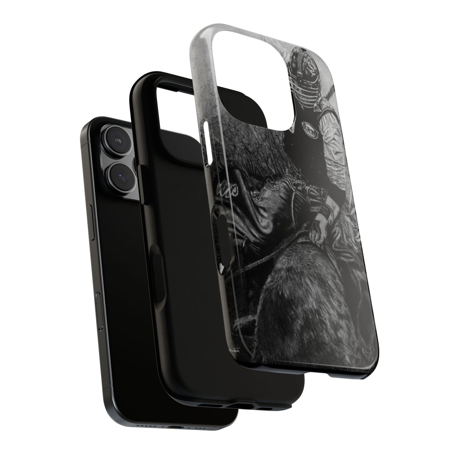 Gettin Frosty. Bull Rider Tough Cases: Durable Phone Case