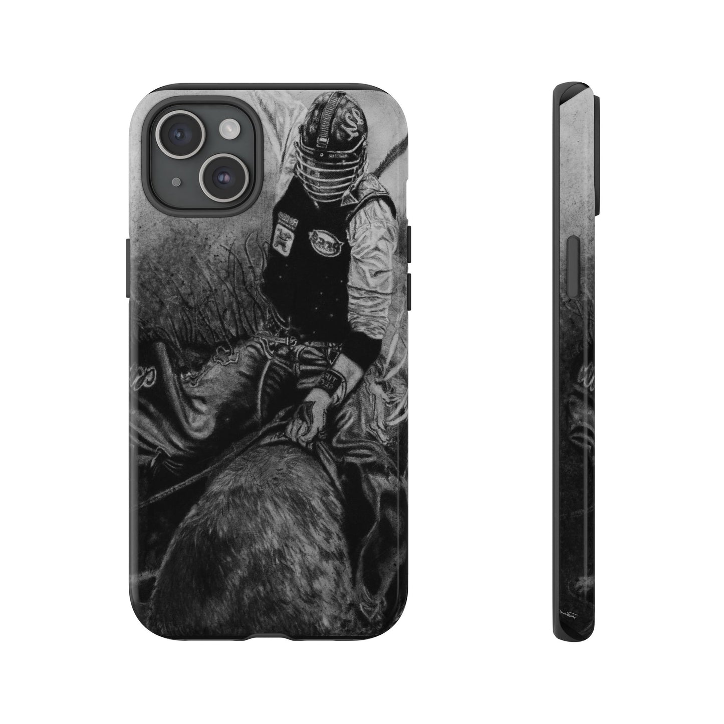 Gettin Frosty. Bull Rider Tough Cases: Durable Phone Case