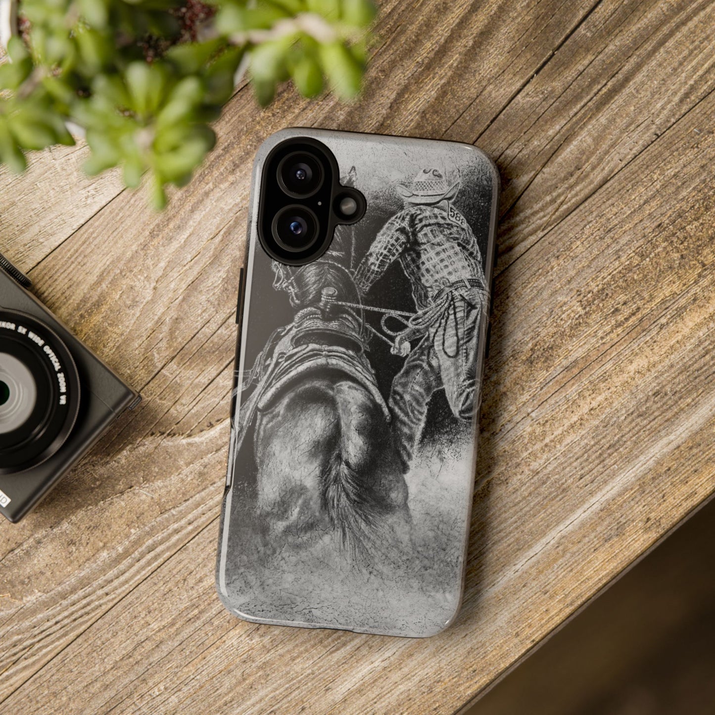 The Dismount. Steer Roper Phone Case