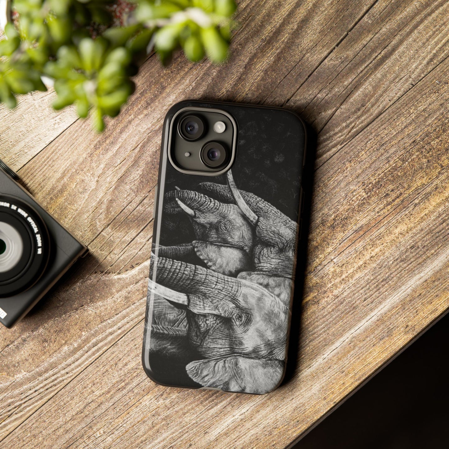 Brushland Bond. Elephant Art Tough Phone Case