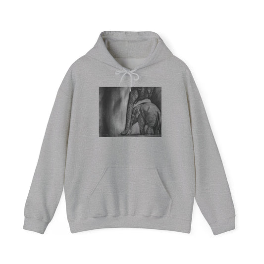 Trunks of Love, Elephant Hoodie Unisex Sweatshirt