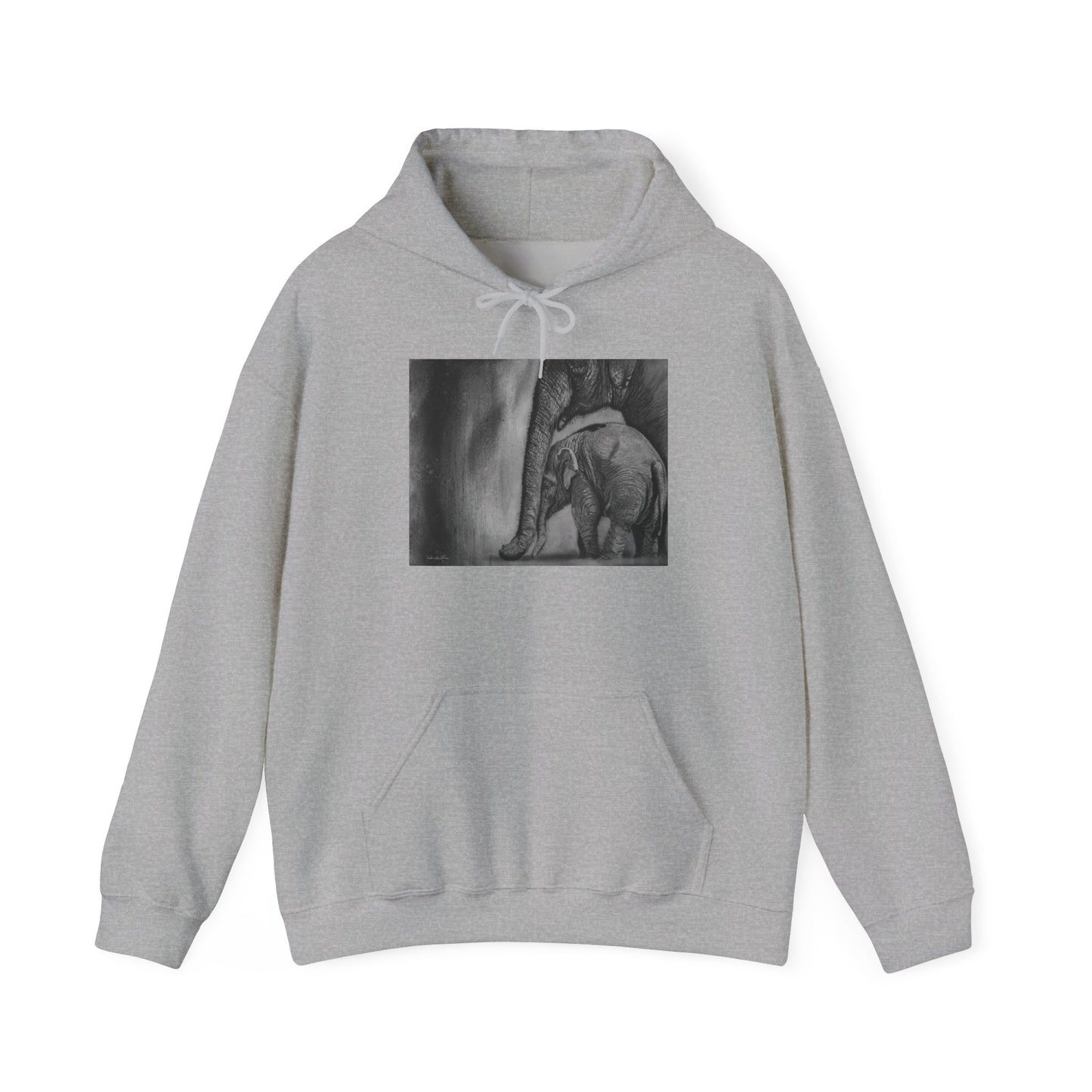 Trunks of Love, Elephant Hoodie Unisex Sweatshirt