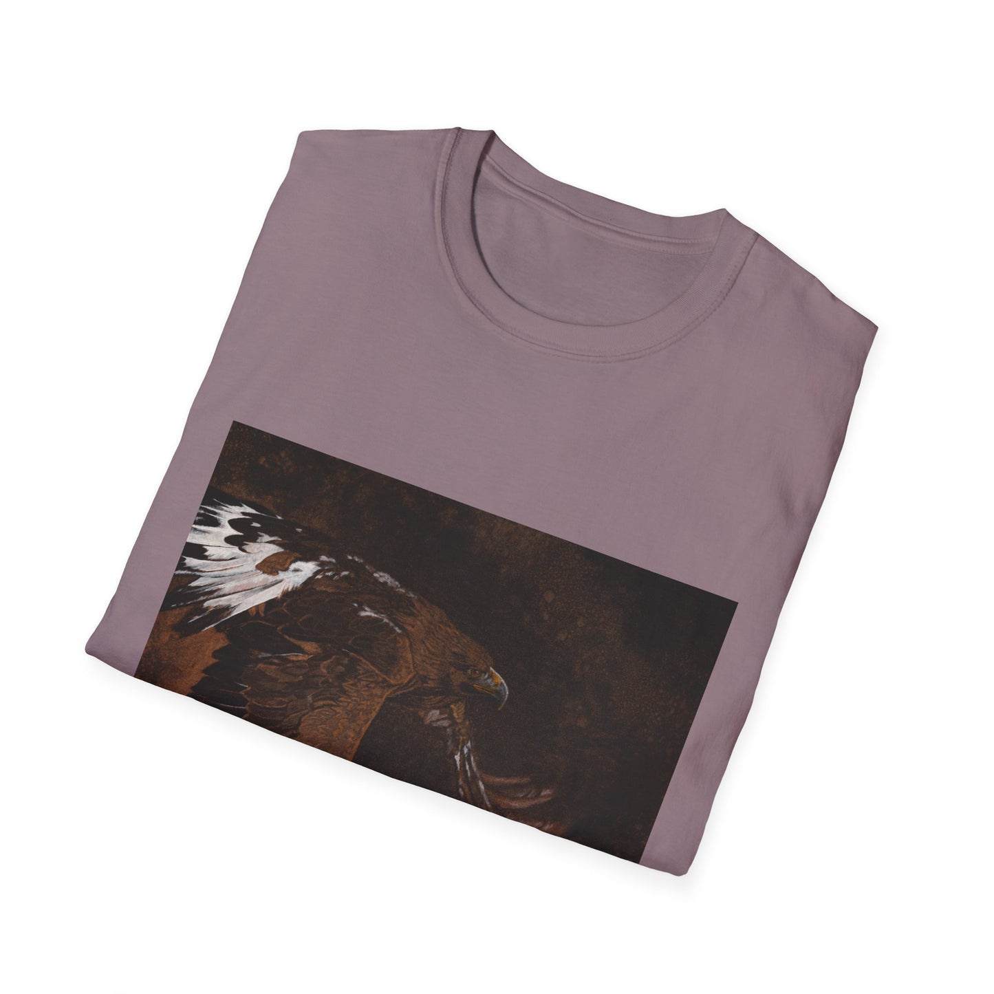 Golden Flight, Golden Eagle Unisex T-Shirt, Softstyle Tee