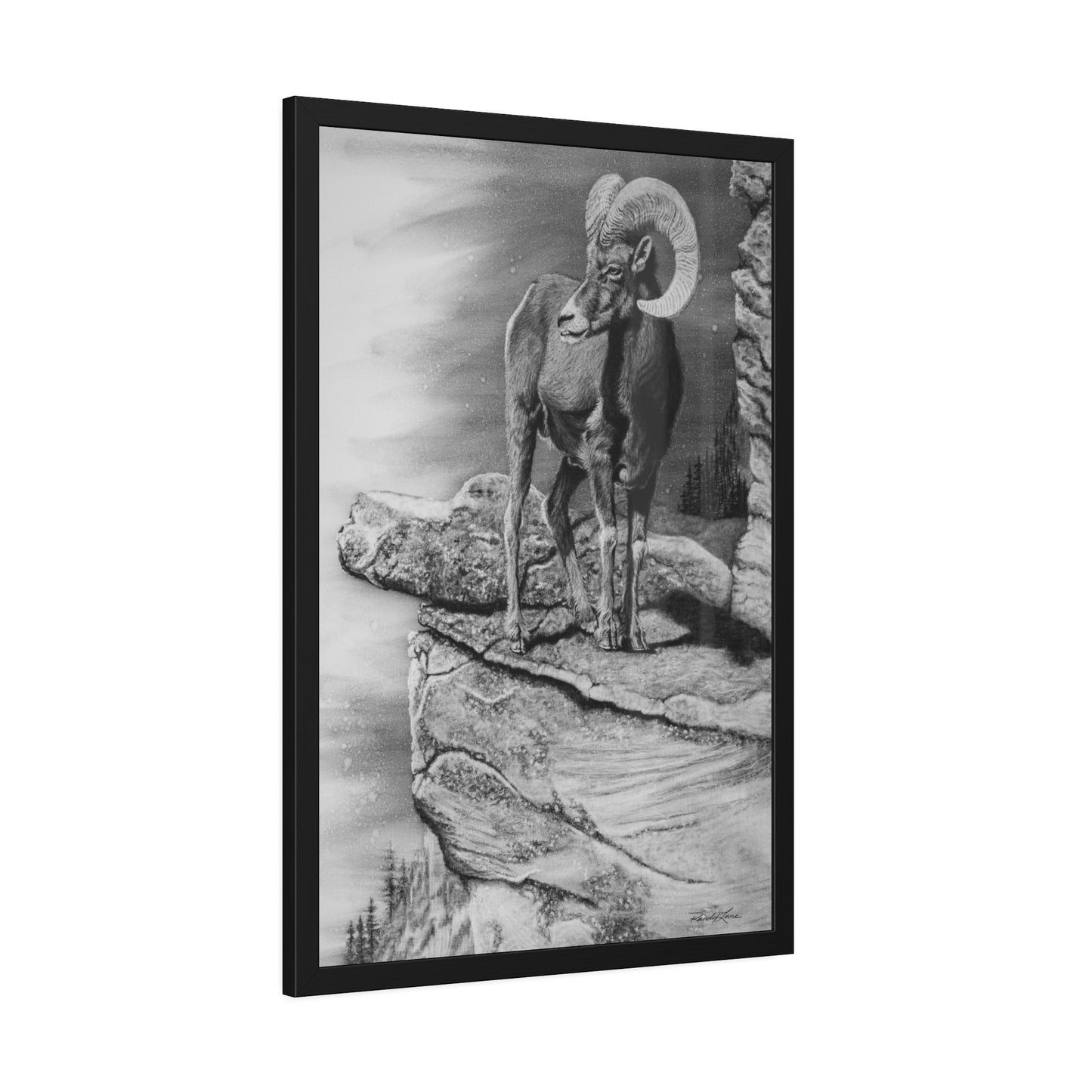 Legendary, Bighorn Sheep Framed Fine Art Print