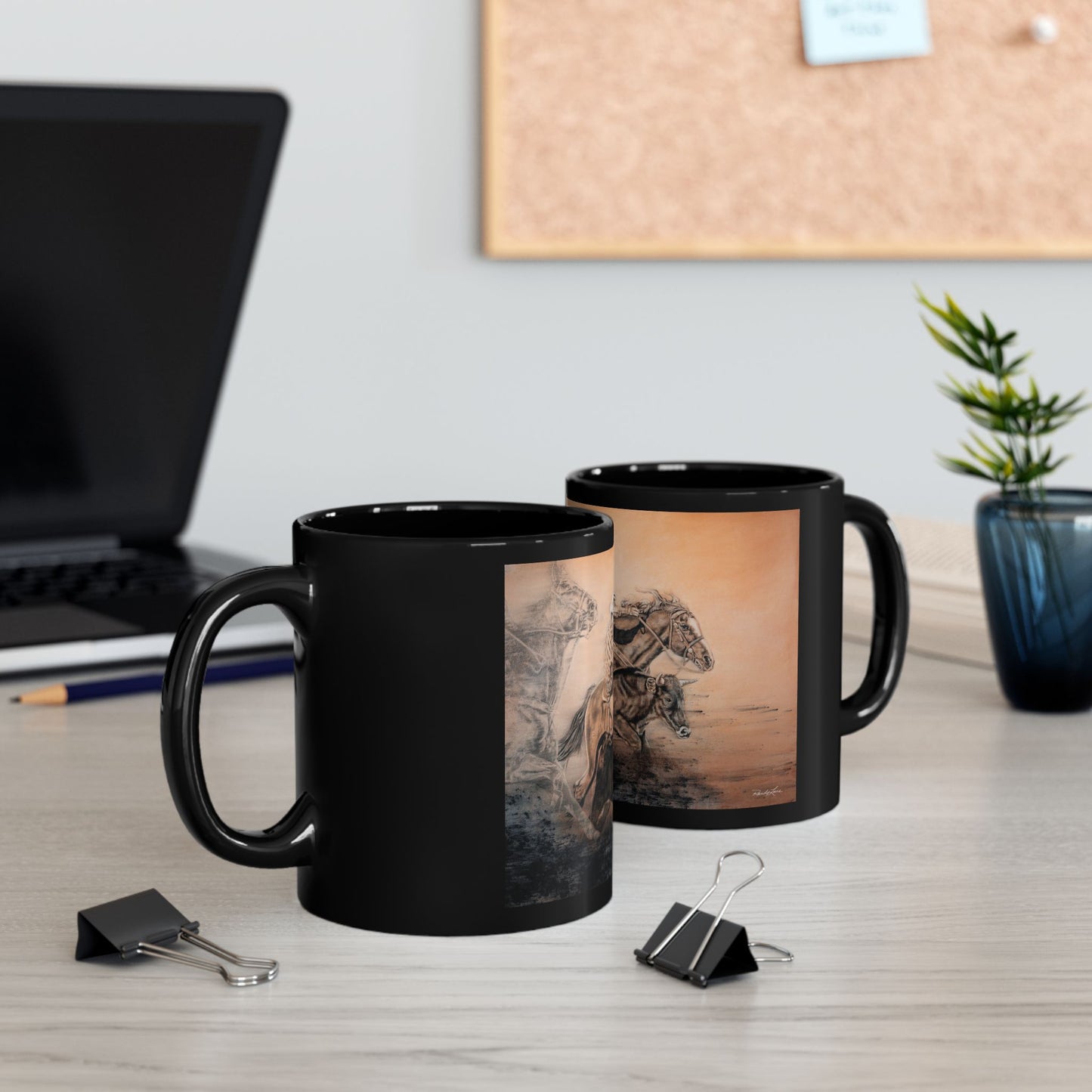 Get Some. Bulldogging Black  Mug