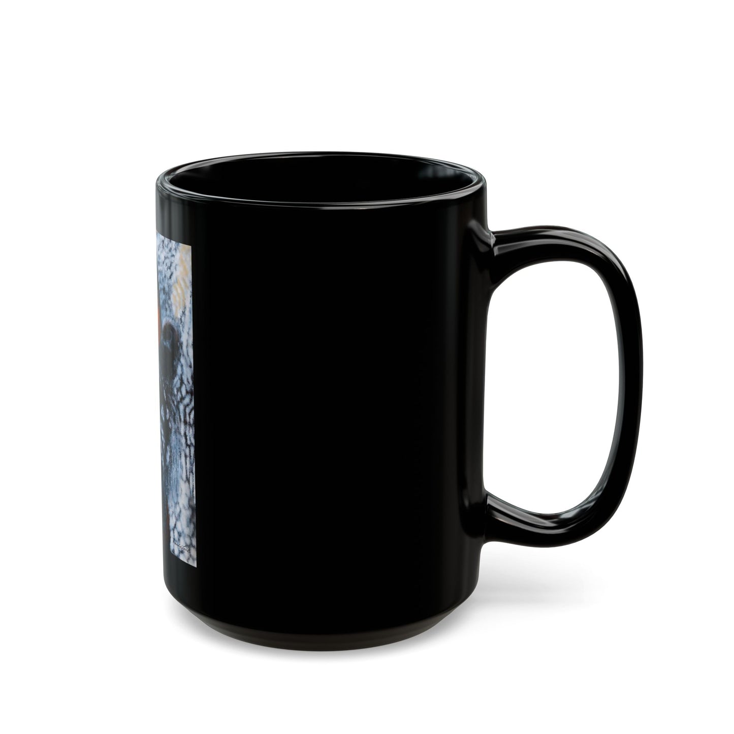 Storm Bison, Black Mug