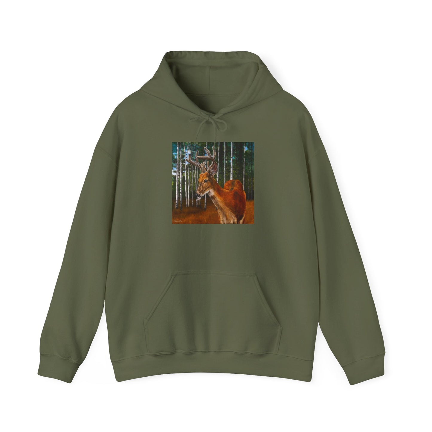 Velvet Crush, Deer Unisex Heavy Blend™ Hooded Sweatshirt