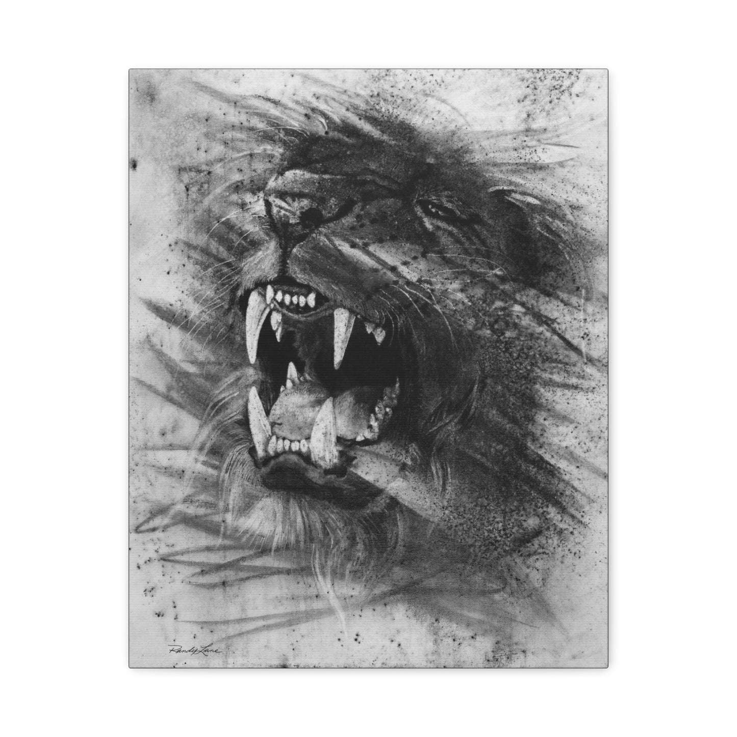Let the Lion Roar. Majestic Lion Canvas Print