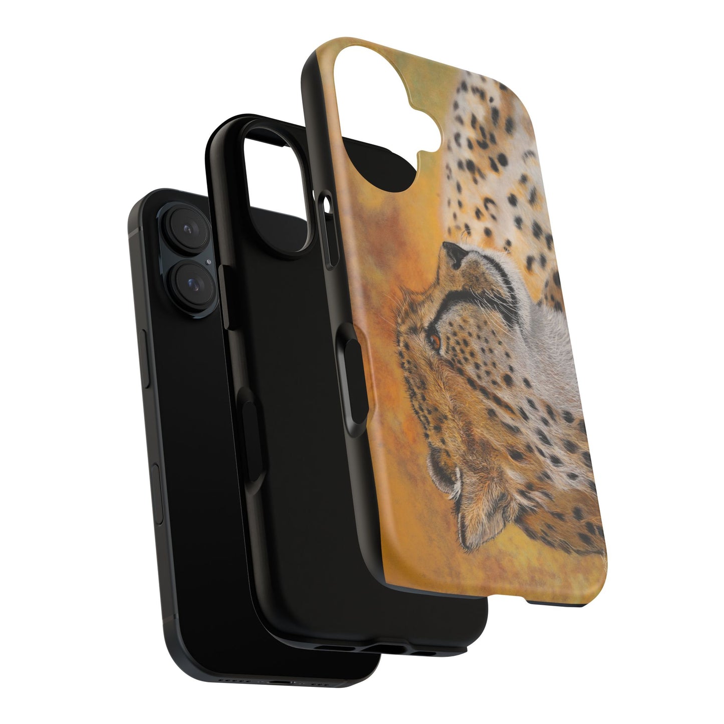Cheetah Chill, Cheetah Phone Case, Tough Cases