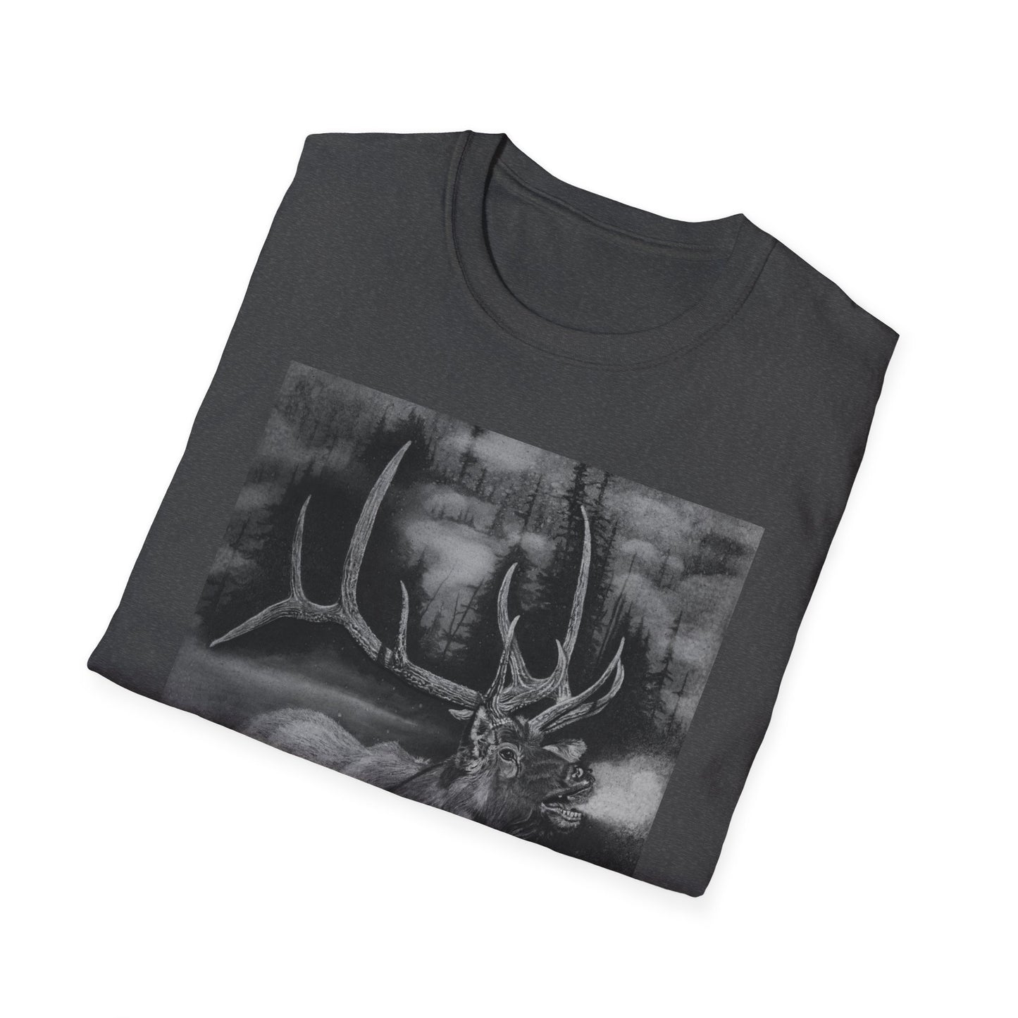Mountain Music, Elk Unisex Soft T-Shirt