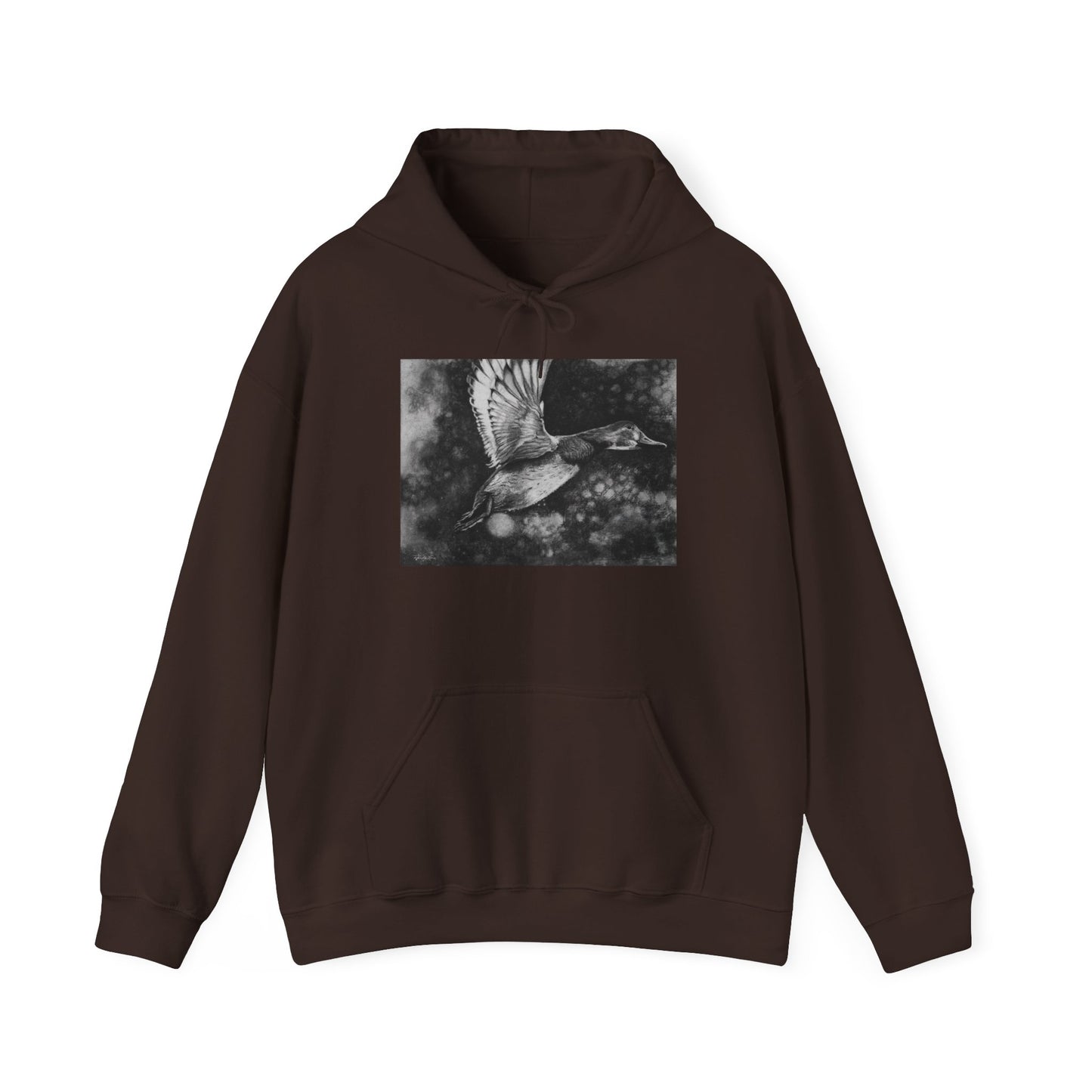 Flare, Flying Duck Unisex Hooded Sweatshirt