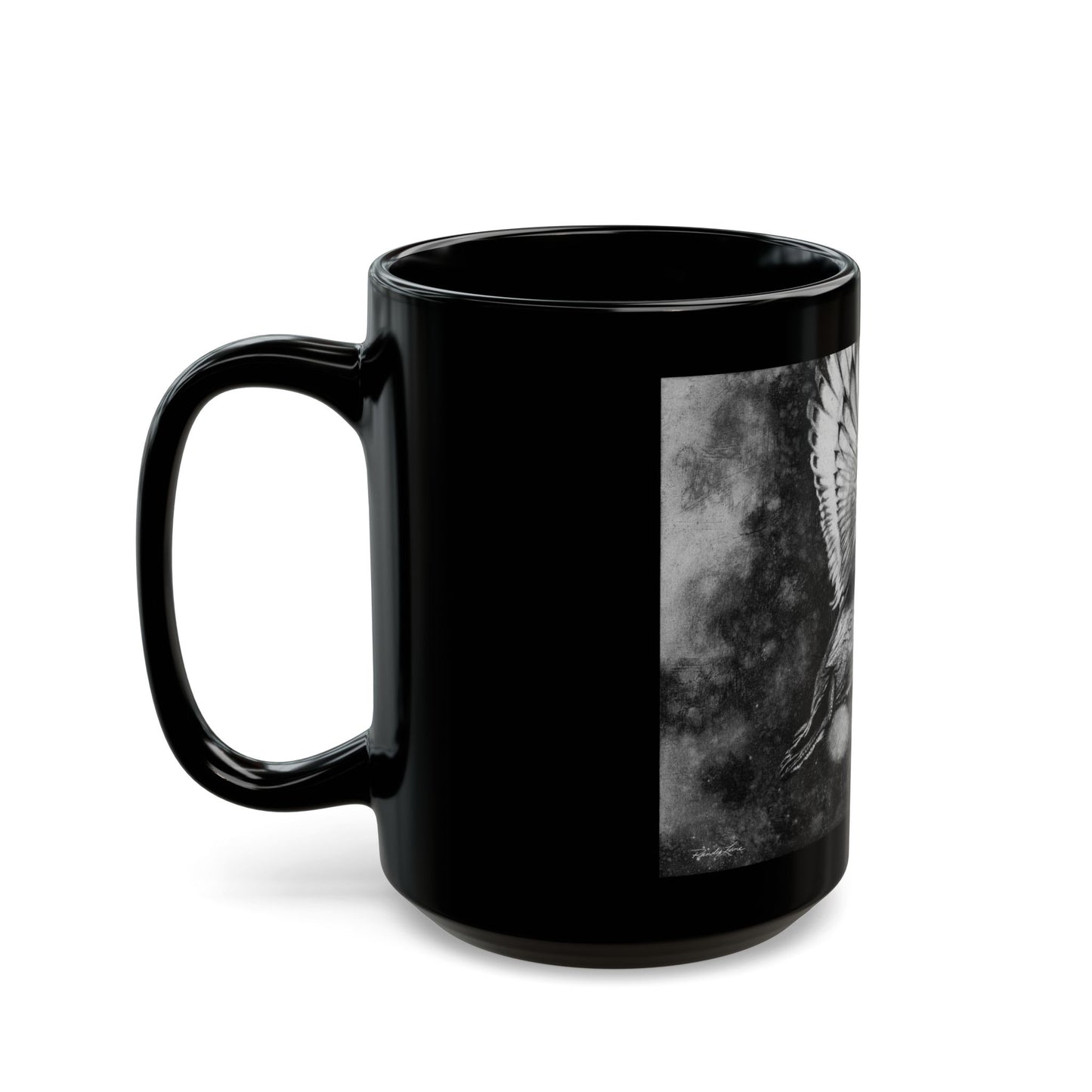 Flare, Duck Black Mug