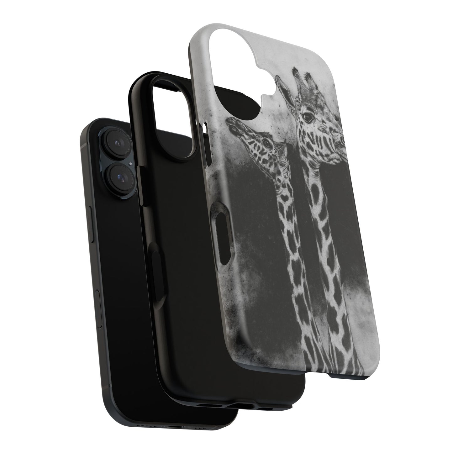 Grace in the Grassland, Giraffe Tough Phone Cases
