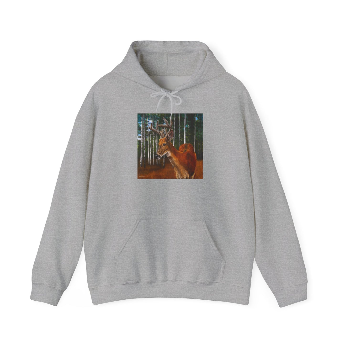 Velvet Crush, Deer Unisex Heavy Blend™ Hooded Sweatshirt