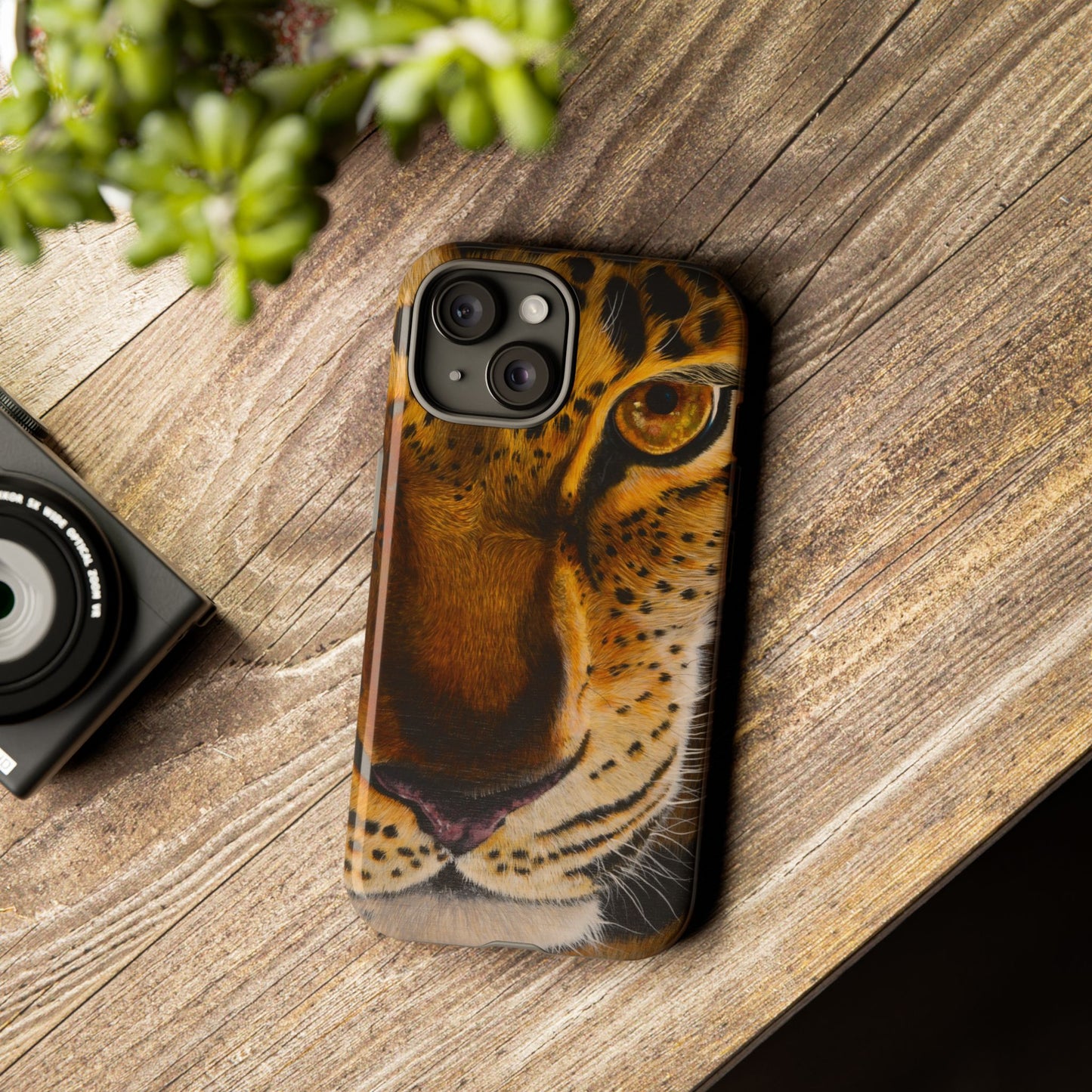 Windows to the Soul, Leopard Phone Case| Tough Cases