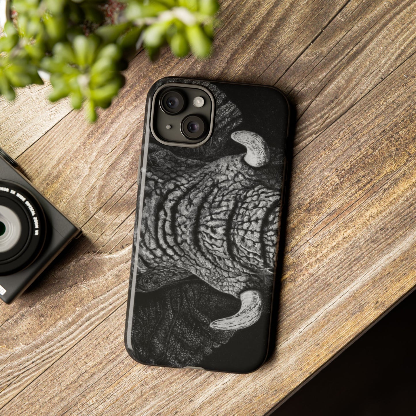 Ebony and Ivory, Elephant Phone Case, Tough Cases