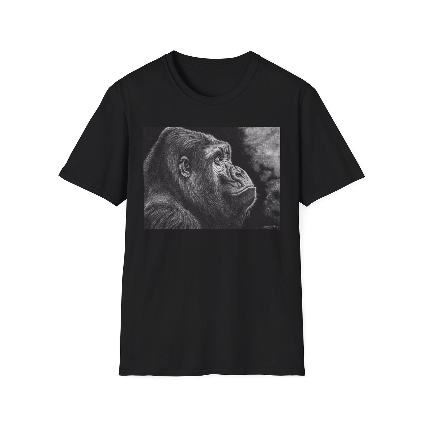 Gorilla Art T-Shirt, Unisex Tee
