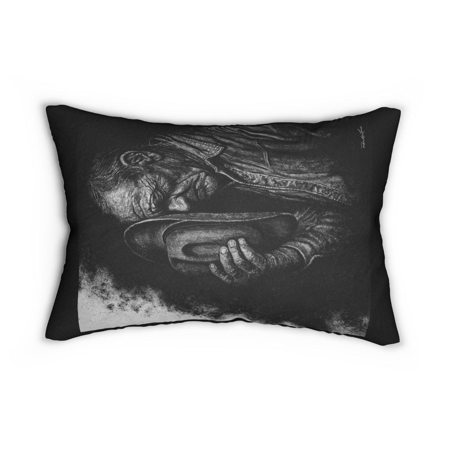 Cowboys Prayer. Lumbar Pillow