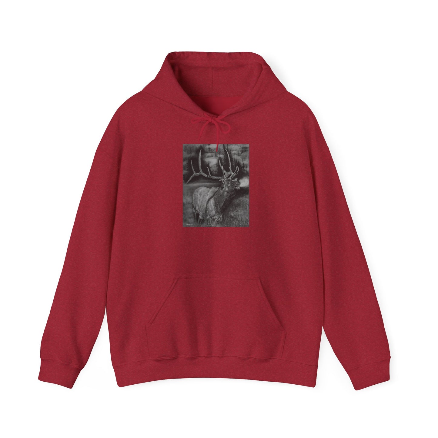 Mountain Music, Elk Unisex Hooded Sweatshirt