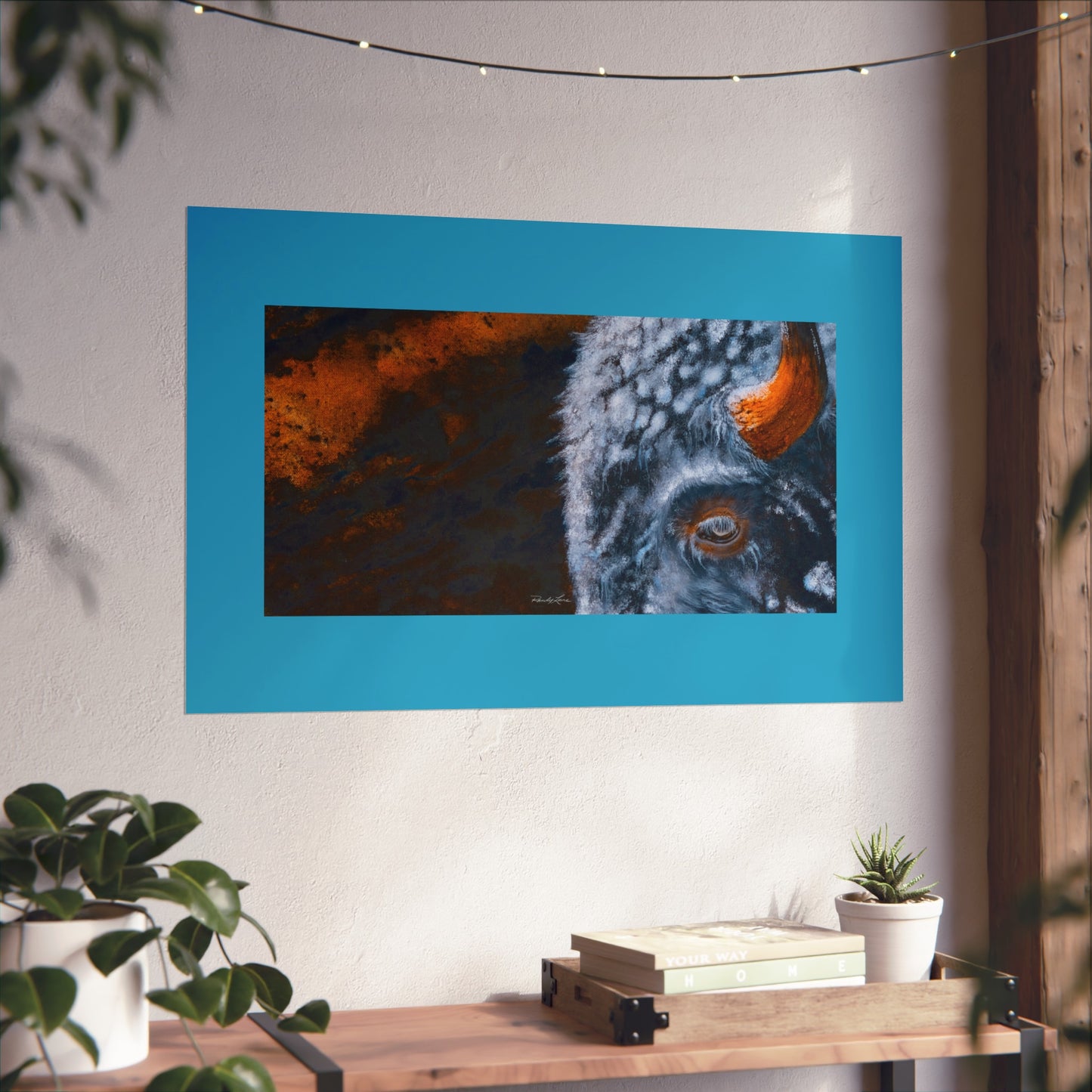 Storm Bison, Fine Art Print