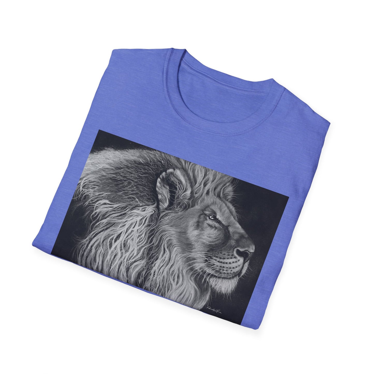 King of Cool, Lion Graphic Tee - Unisex Softstyle T-Shirt