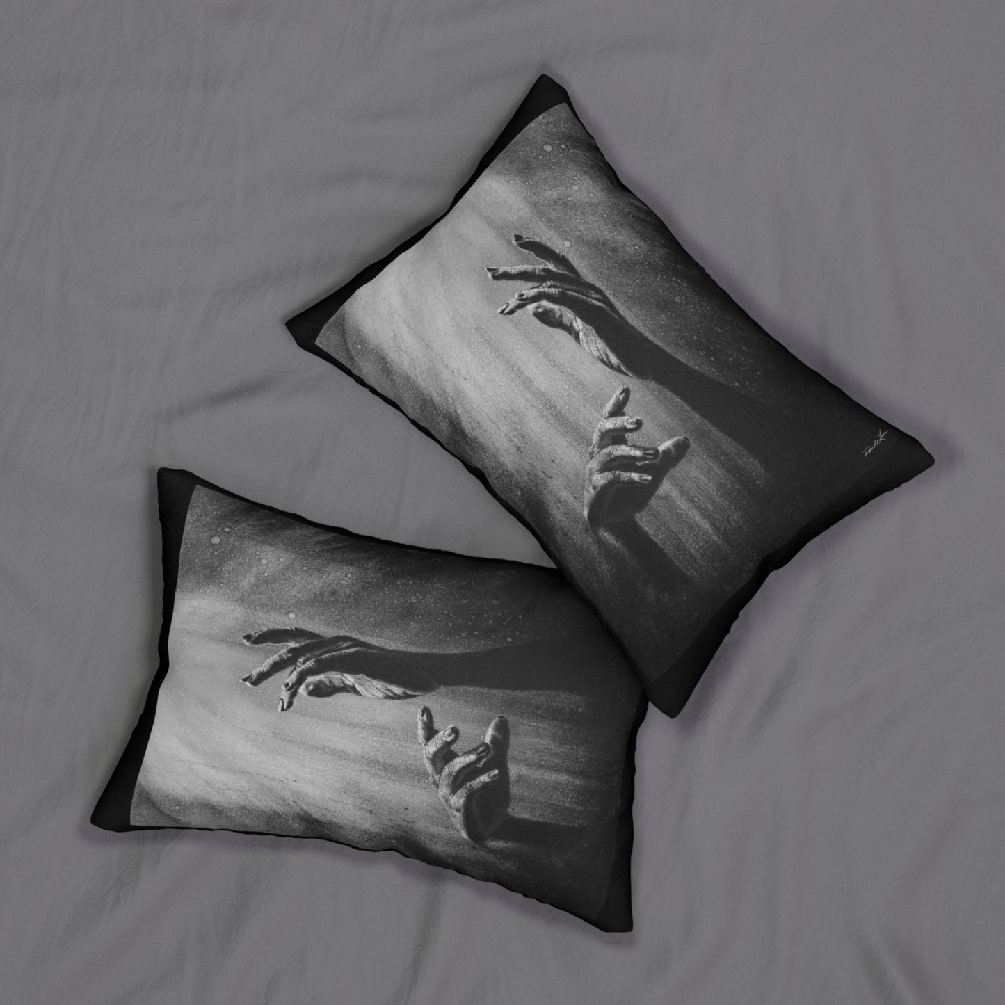 Divine Dance. Artistic Lumbar Pillow