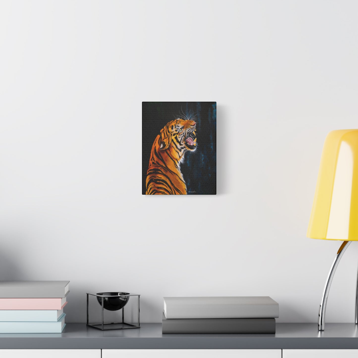Beautifully Bold, Roaring Tiger Canvas Art