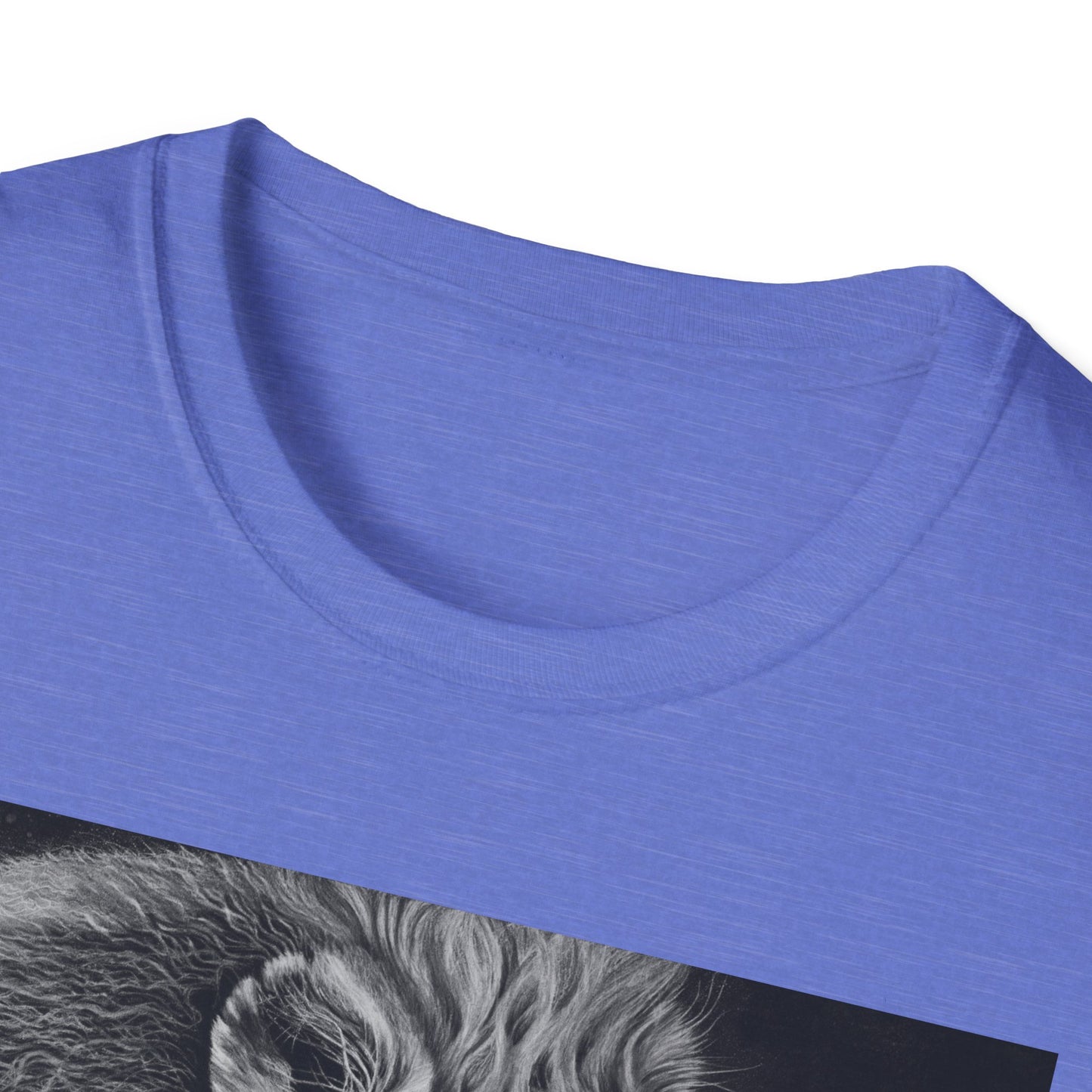 King of Cool, Lion Graphic Tee - Unisex Softstyle T-Shirt