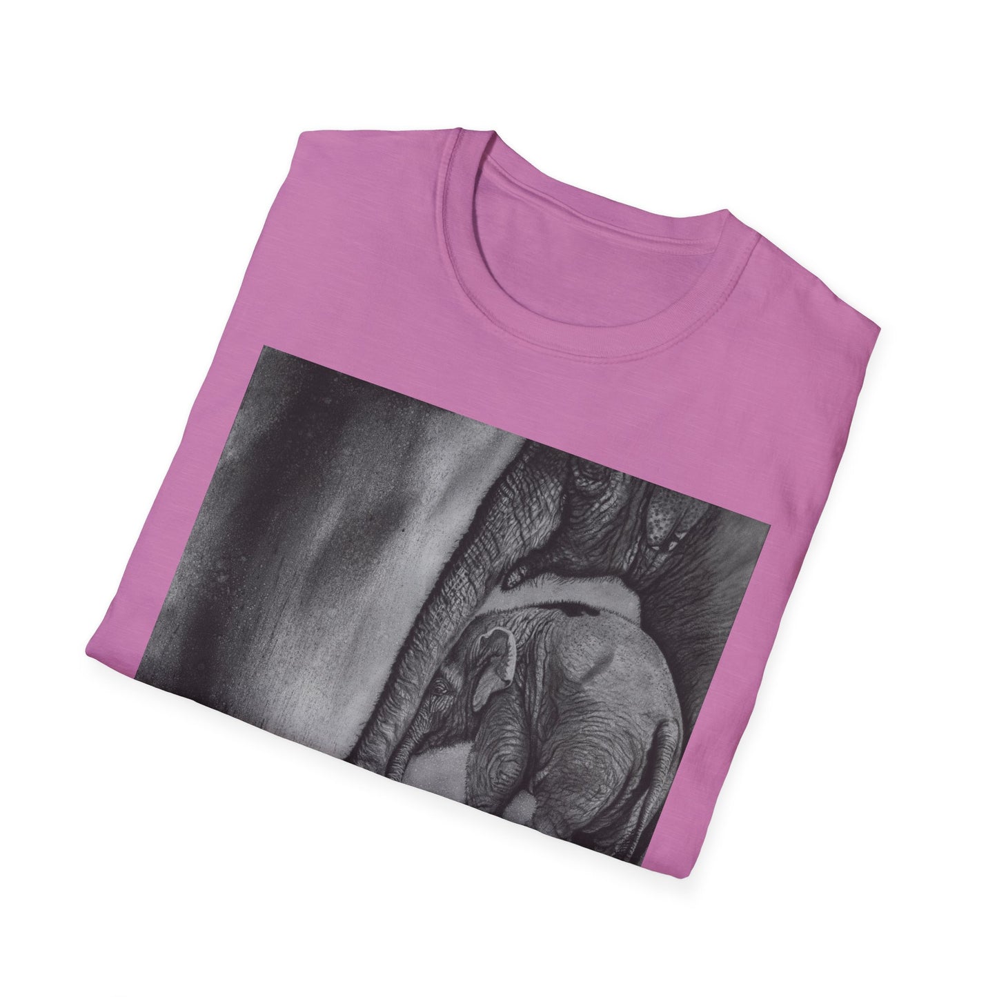 Trunks of Love, Elephant Unisex Softstyle T-Shirt