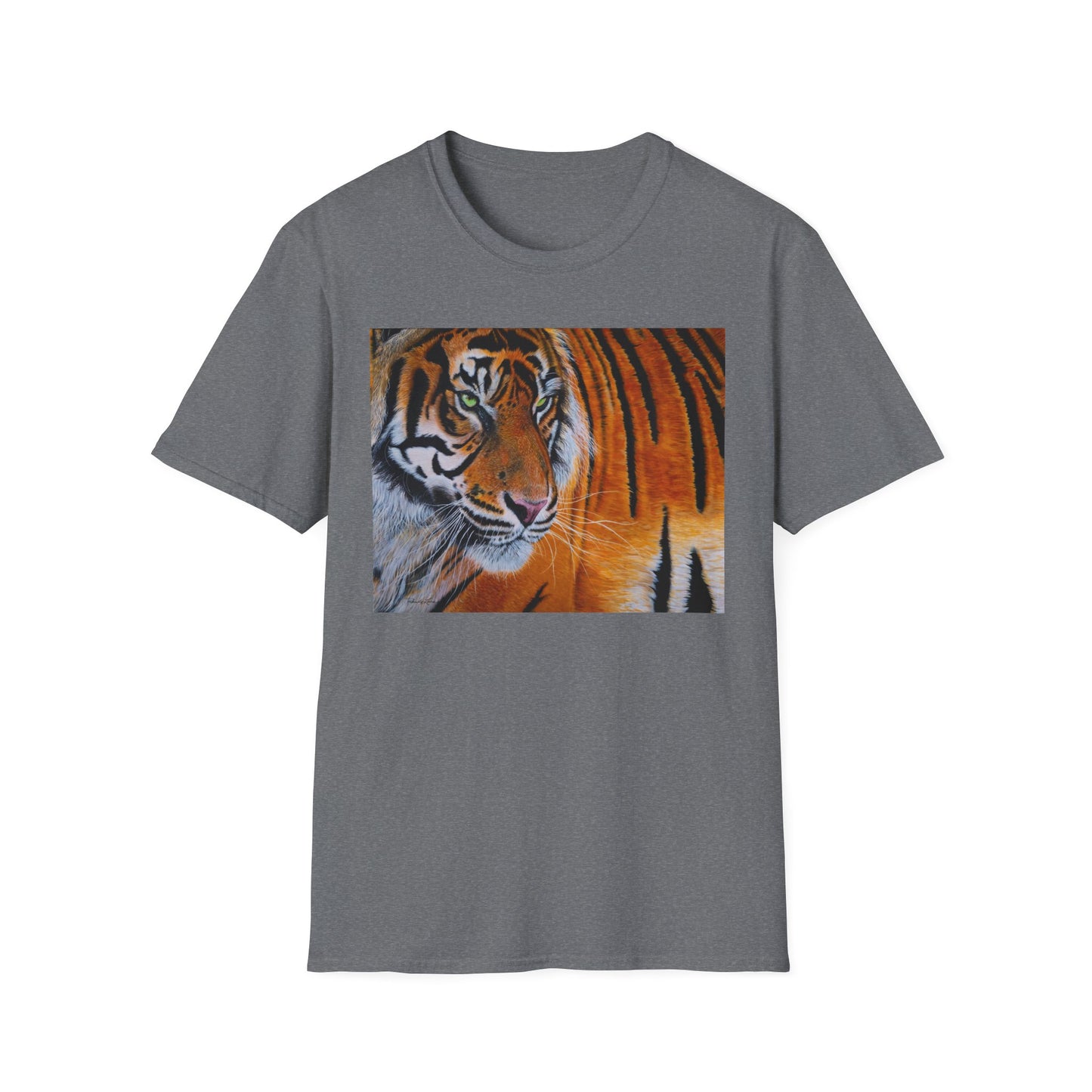 Tiger Stripe, Tiger Graphic T-Shirt, Unisex Softstyle Tee